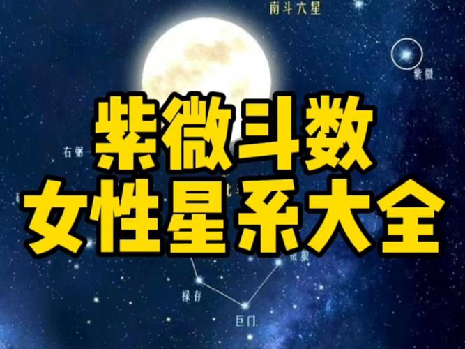 紫微斗数 女性星系:紫微,太阴