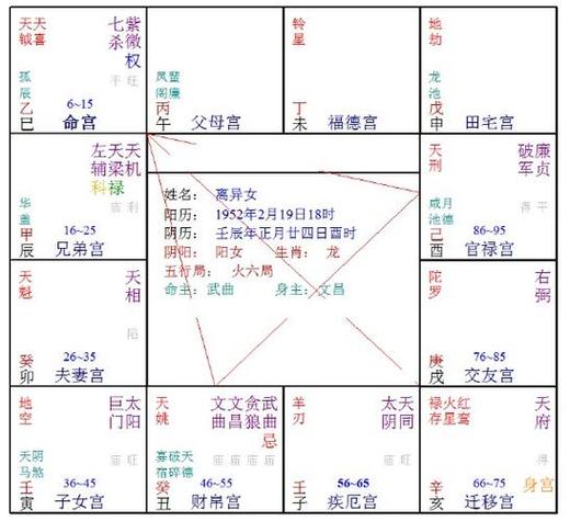 壬年命宫在巳宫紫微星在巳宫离异