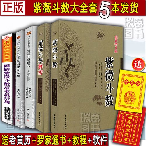 正版紫微斗数讲义解密图解 倪海厦全套预测全书一本通 陆斌兆紫薇斗数