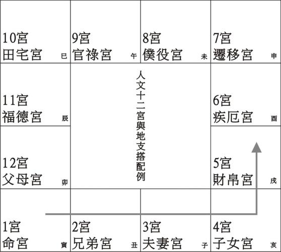 紫微斗数入门(二)--十二地理宫位