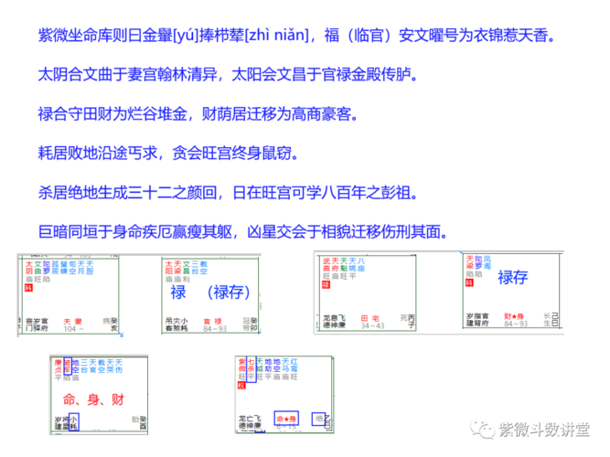 紫微坐命库则曰金轝[yú]捧栉辇[zhì niǎn],福(临官)安文曜号为衣锦