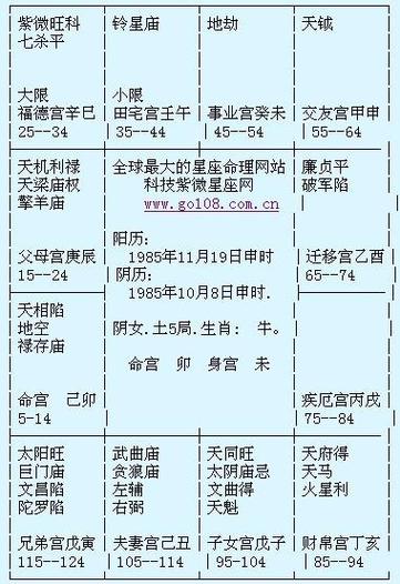 2023年紫微星命盘查询 怎样看紫微斗数命盘