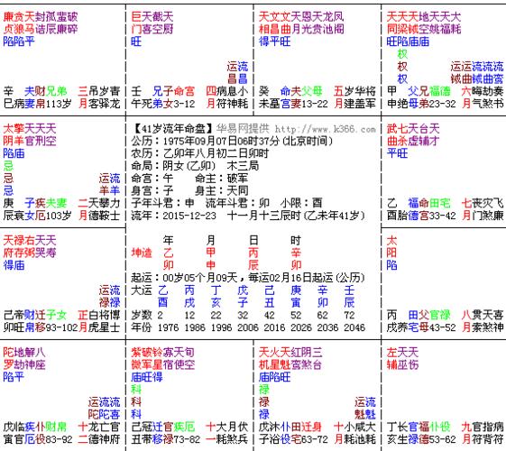 神奇的紫微斗数