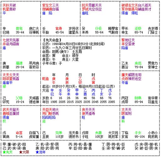 紫微斗数看盘,紫微斗数命盘怎么看