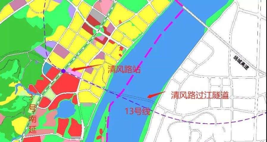 3,长沙北城从近日曝光的《望城滨水新城核心区控制性详细规划(修改)