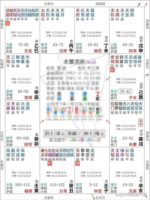 紫微斗数案例30健康:好命盘!福禄寿都有,还能长命百岁