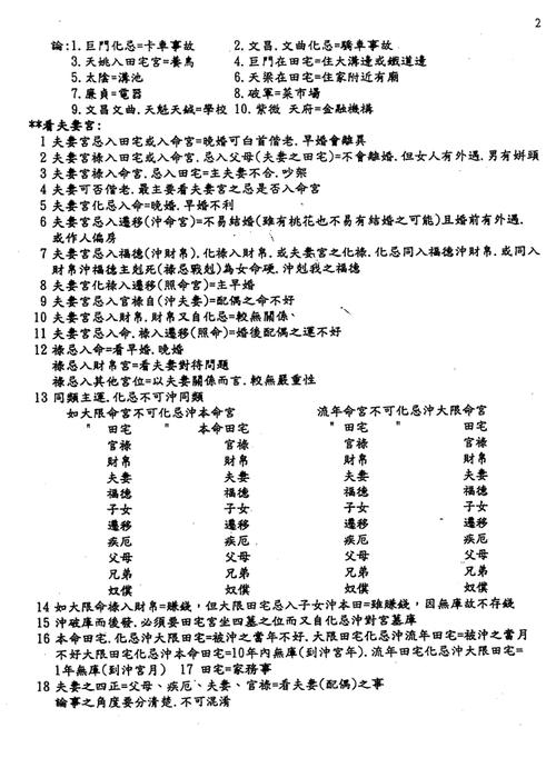 佛笑仙飞星四化紫微斗数讲义绝世秘法公开16开177页