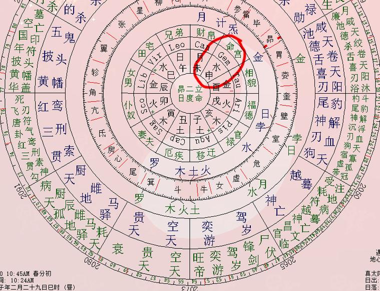 八字,紫微斗数和占星的