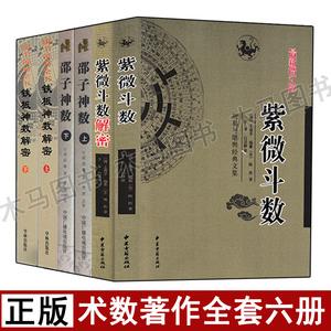 术数经典全套6本 邵子神数 铁板神数 紫微斗数 原著正版白话注释紫薇