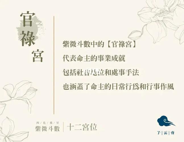 我的事业该怎麼选呀紫微十二宫之官禄宫