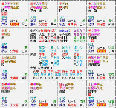 每个人的命盘里都有紫微星吗 紫微斗数有多少颗星-卜安居