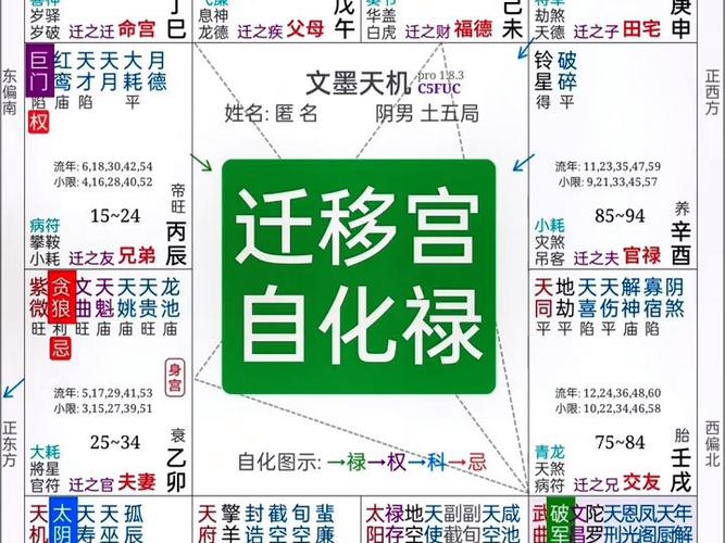 迁移宫自化禄:紫微斗数实战学员命盘教学