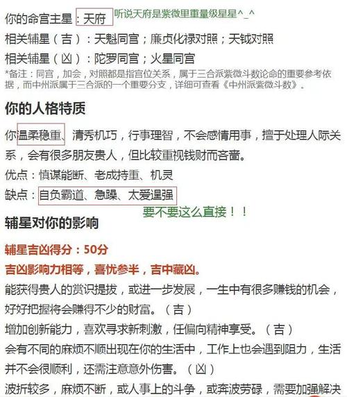 可以说面面俱到,人生各个面都有考虑进去:命宫,父母宫,夫妻宫,事业宫