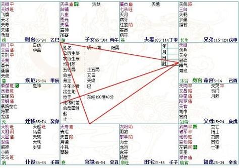 紫薇六十星系之廉贞贪狼坐巳亥14