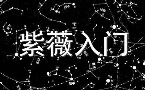 紫薇14主星之紫微星(二)