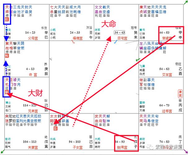 紫微斗数案例论命运之形势