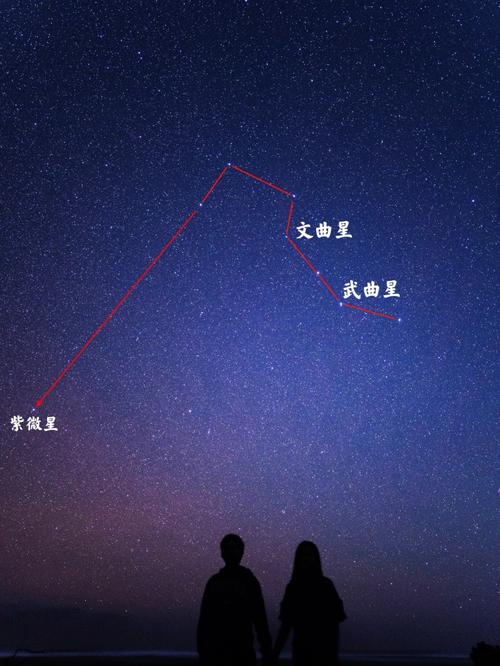夏威夷夜观天象文曲星武曲星紫微星