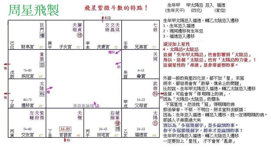 飞星紫微斗数的正确观念-…紫微易经周星飞制