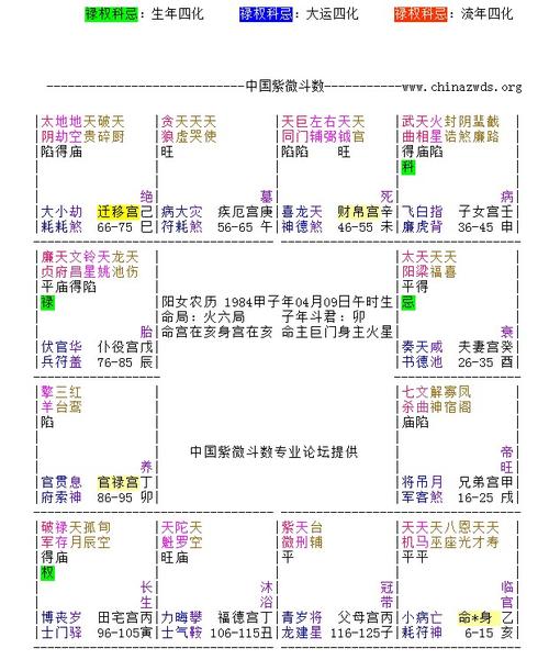 有会看紫微斗数的高人帮我看看紫微斗数 谢谢您